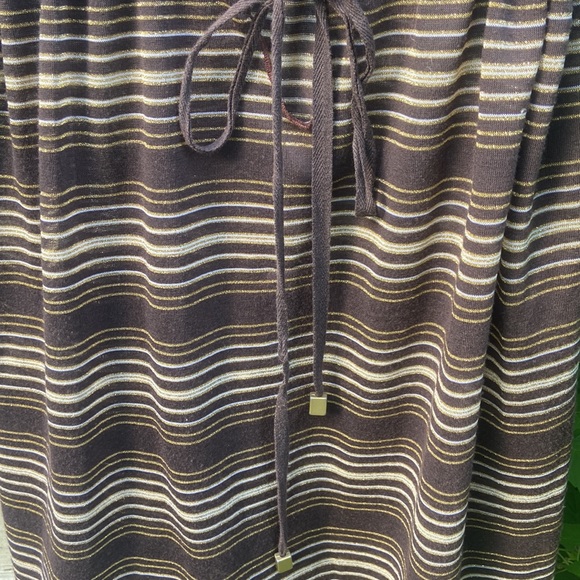 Vitamin A Long Sleeve V Neck Hoodie Shimmer Cover Up Women's Size S - Picture 4 of 7